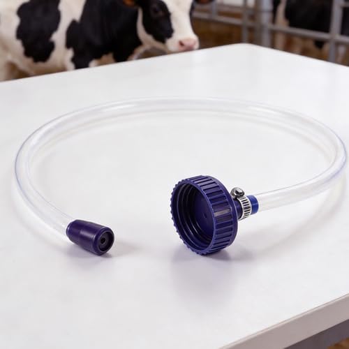 Calf Feeder Tube Lamb Drink Feeder Nursing Milk Hose Flexible Plastic Hose for Cow Goat Milk 21.65In Dosing for Newborn Livestock Feeding