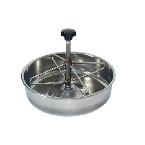 Pig Feed Trough Pig Feeder Bowl Stainless Steel Piglet Trough Pig Waterer Livestock, S