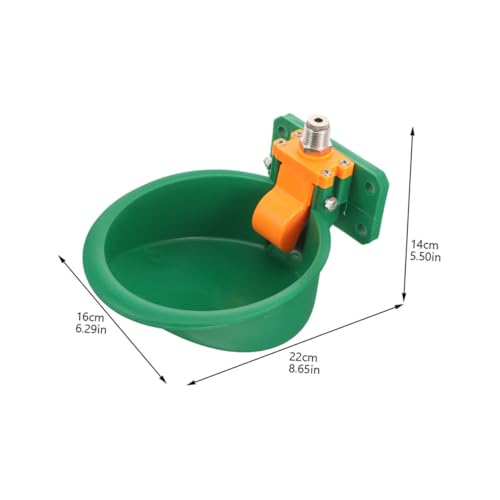 Happyyami Automatic Drinking Bowl for Livestock Goat and Sheep Water Dispenser Plastic Water Trough Float Valve Self-Filling Cattle Waterer for Farms