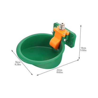 Happyyami Automatic Drinking Bowl for Livestock Goat and Sheep Water Dispenser Plastic Water Trough Float Valve Self-Filling Cattle Waterer for Farms