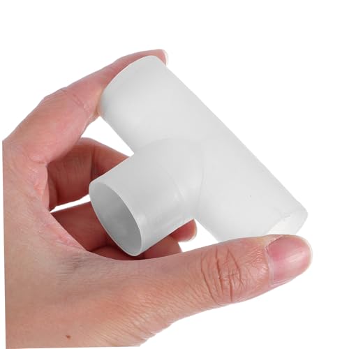 20 Pcs PVC Water Pipe Fittings Barbed Tee Connectors Elbow Adapters and Plugs for Drip Irrigation and Livestock Watering Systems