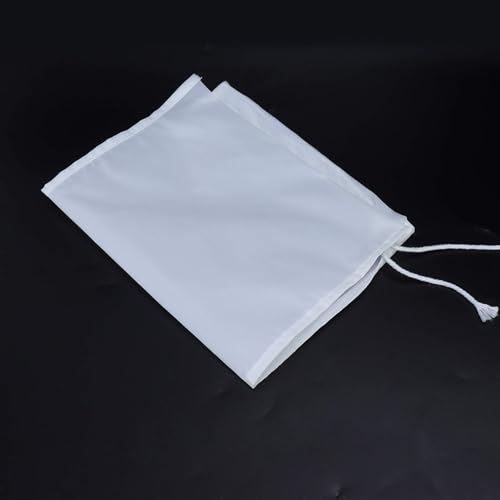 2 Pack Nut Milk Bag, Strainer Bag Tea Filter Bags Food Strainer Reusable Food Filter 300 Mesh Fine Mesh Strainer for Straining Almond Soy Cold Brew Coffee Bag Cheese Cloth for Milk