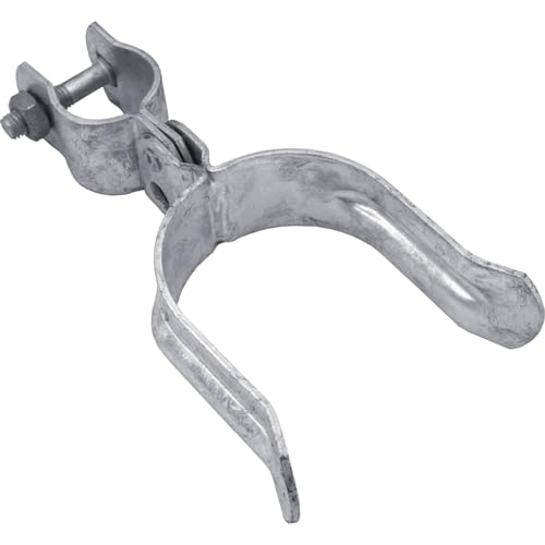 Heavy Duty Fork Latch (Bolt in) 1-3/8" x 2-7/8" - Galvanized Pressed Steel - size: 1-3/8" x 2-7/8"