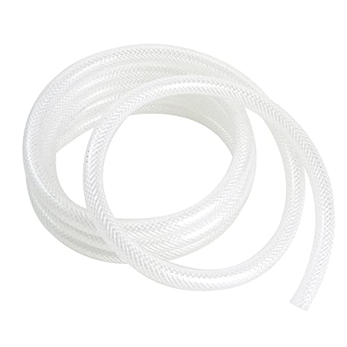 3/4’’ ID × 1’’ OD - 10 ft Clear Braided Hose Plastic Vinyl Tubing,High Pressure Flexible Reinforced PVC Tube for Transfer Water Air Oil, BPA Free & Non-Toxic - size: 3/4'' I.D., style: 10 FT