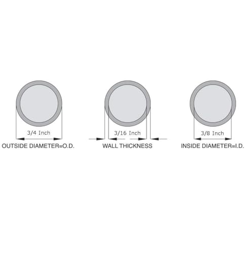 OCS Parts 3/8" ID x 3/4" OD Silicone Tubing | 10 Feet | High Temp, Food Grade Silicone Tubing for Brewing, Food, Beverage, Oils, Detergents, Liquids and Gases, Air, Plumbing, Ponds, AC and HVAC - size: 3/8" ID x 3/4" OD, style: 10 feet