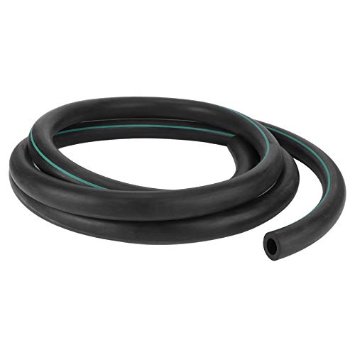 G3/8 Milk Hose Flexible Black Rubber Milking Machine Tube Pipe Livestock Accessory Replacement Part for Dairy Farm Equipment Durable Food Grade Material