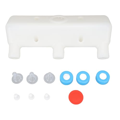 Yosoo Health Gear Small Animal Milk Feeder 3 Pacifier Piglet Puppy Baby Lamp Milk Feeder, Sturdy Plastic and Comfortable Silicone Animal Baby Bottle Feeder, 13.8 * 3.9in Milk Feeder for Home Farm