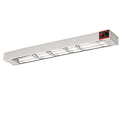 60 Inch Food Heat Lamp Overhead Food Warmer Commerical Strip Warmers 1400 Watts with Chain and Us Plug,110v (60") - size: 60"