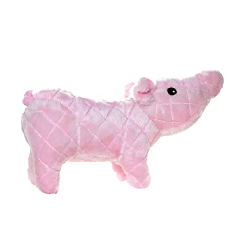 MIGHTY® 2 Pack Farm Animal: Piglet Ultra Plush Dog Toys | Multiple Layers & Reinforced Seams , Washable and Floats , Mighty® Construction - color: 2PK Pink Piglet