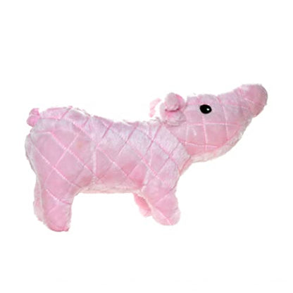 MIGHTY® 2 Pack Farm Animal: Piglet Ultra Plush Dog Toys | Multiple Layers & Reinforced Seams , Washable and Floats , Mighty® Construction - color: 2PK Pink Piglet