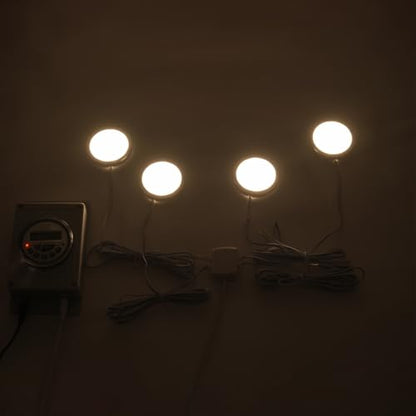 JVR Chicken Coop Light with Timer to Boost Egg Production | Automatic smart LED laylight perfectly times your coop lighting to keep hens laying eggs all winter long