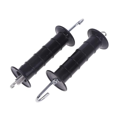 Electric Fence Gate Handles 6PCS Plastic Electric Fence Gate Handle Spring for Farm Wild Animal Monkey Livestock Garden Fencing System Handles for Agricultural Fencing Pasture