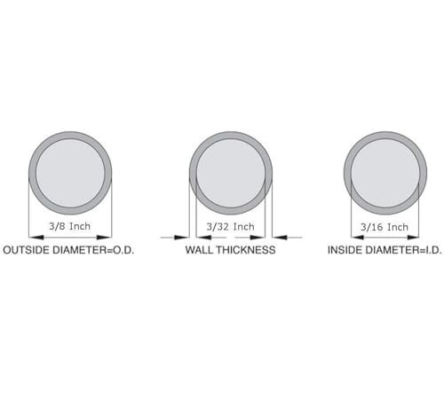 OCS Parts 10 Feet Silicone Tubing | 3/16" ID x 3/8" OD | Multipurpose High Tempature Food Grade Silicone Hose Tubing Fluid and Gas Transfer - size: 3/16" ID x 3/8" OD, style: 10 Feet
