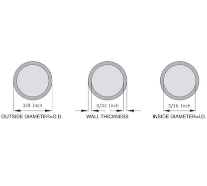 OCS Parts 10 Feet Silicone Tubing | 3/16" ID x 3/8" OD | Multipurpose High Tempature Food Grade Silicone Hose Tubing Fluid and Gas Transfer - size: 3/16" ID x 3/8" OD, style: 10 Feet