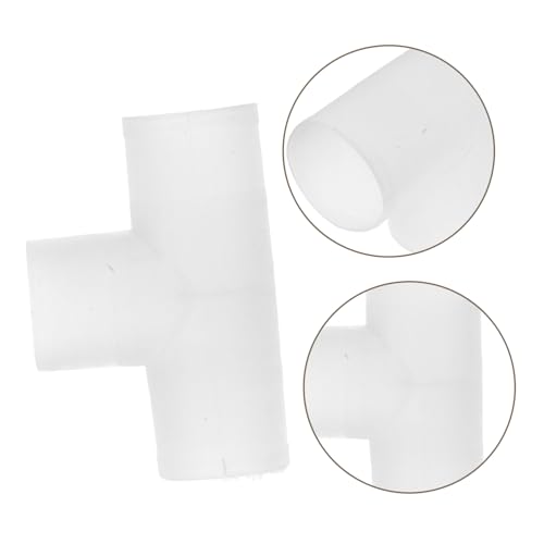 20 Pcs PVC Water Pipe Fittings Barbed Tee Connectors Elbow Adapters and Plugs for Drip Irrigation and Livestock Watering Systems