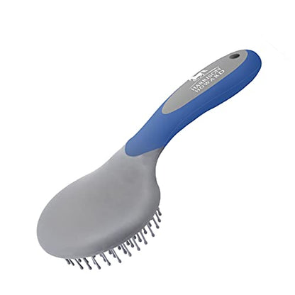 Harrison Howard ShineWell Humanized Design Non-Slip Ultra-Soothing Mane and Tail Brush for Horse - color: Deep Blue