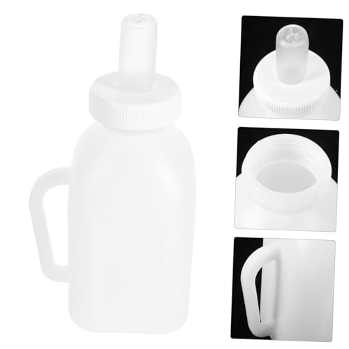 Outanaya Lamb Feeding Bottle Handle Calf Nursing Bottle for Small Animals Pet Feeding Container for Goats and Lambs Reusable Design for Farm Use