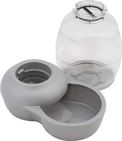 Petmate Replendish Feeder with Automatic Cat and Dog Feeder Green - color: Green, size: 5 LB