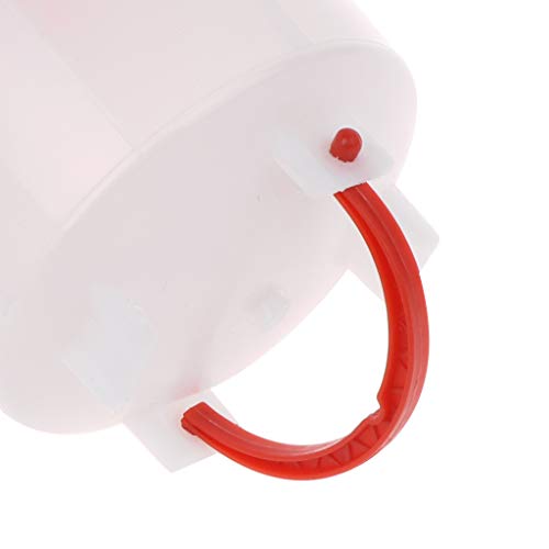 Chicken Feeder Waterer Baby Chick Drinker Feeder with Carrying Handle Capacity 1.5 L Chicken Water Feeder Pet Supplies, As Pic Shows