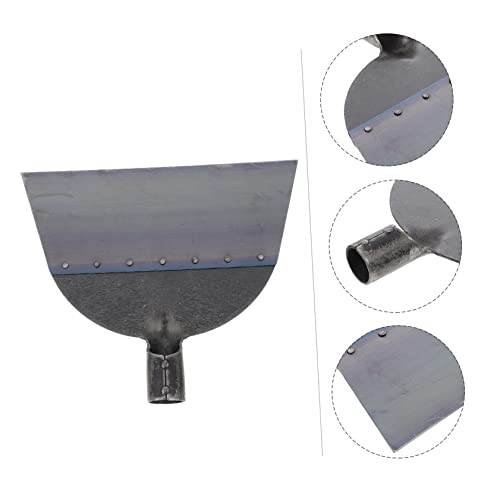 LIOOBO Practical Fowl Manure Push Shovel Long Handle Cleaning Tool for Garden Heavy Duty Head - size: 30X27X2.5cm