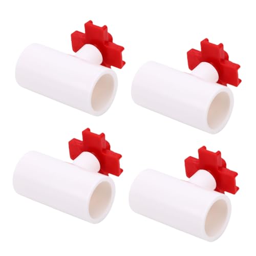 Zerodis Poultry Breeding Supplies Nipple Kits with Tee Fittings Sealing Gaskets and Tape for Automatic Poultry Watering System Leakproof Plastic Nipples for Chickens Birds 10PCS Chicken