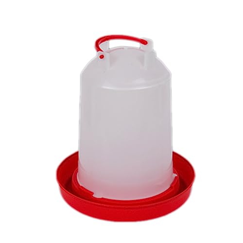 Hanging Chicken Feeder, Chick Feeder and Waterer Set Chicken Food Feeders Poultry Hanging Feeders and Drinker for Chickens Coops Chick Starter Kit for Ducks Geese Poultry - color: 6L