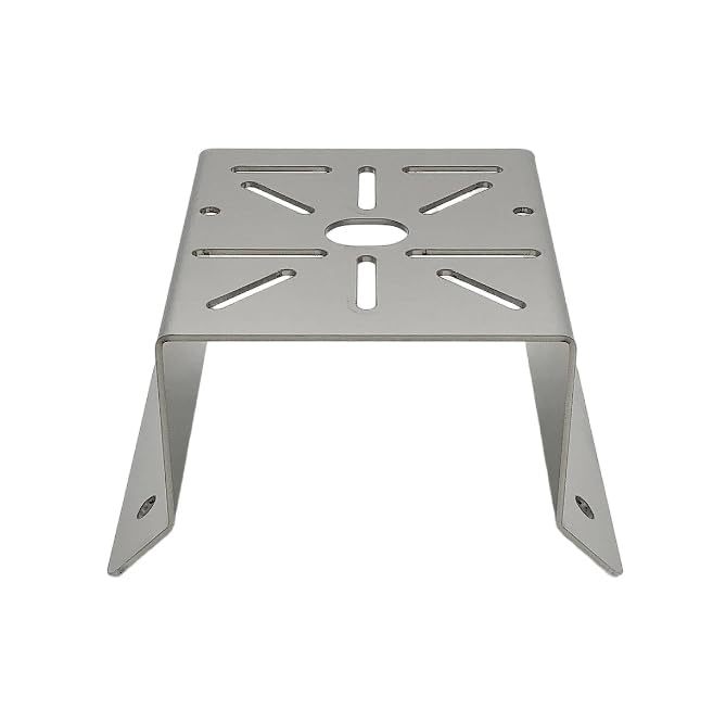 CCTV Security Camera Corner Mount Bracket, Stainless Steel Wall Corner Adapter Mount Bracket for Universal PTZ Security Camera Mounting Surveillance System