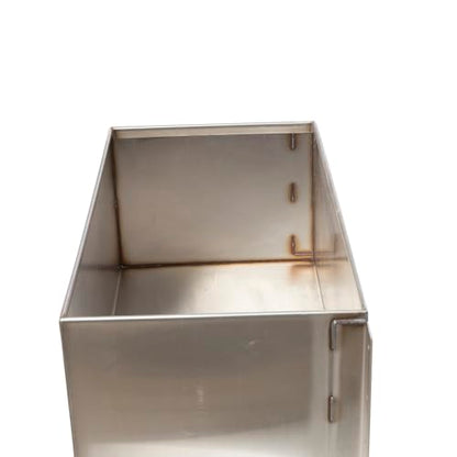 Heavy-Duty Stainless Steel Horse Water Trough (24" L x 13" D x 10" H) with Mounts