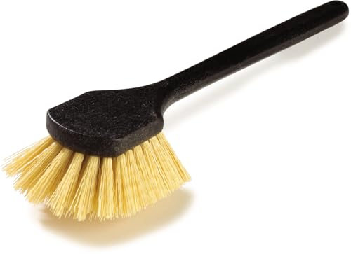 SPARTA 20-Inch Utility Scrub Brush Heavy-Duty Cleaning Tool with Chemical-Resistant Polypropylene Bristles, BPA-Free for Kitchens, Healthcare, and Warehouses, 20 Inches, Black
