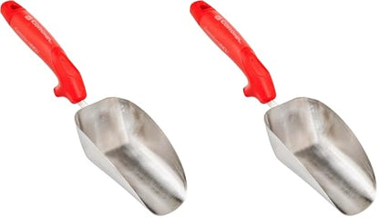 Corona tools Corona CT 3364 Premium ComfortGEL Stainless steel scoop, red (Pack of 2) - size: red (Pack of 2), style: Scoop