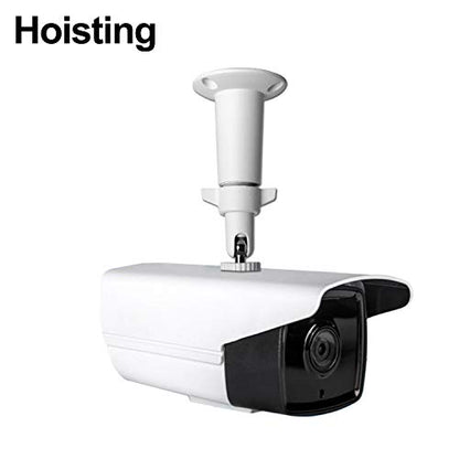 Security Camera Wall Mount Bracket (1/4'') Adjustable Indoor/Outdoor Mount Compatible with Arlo, WYZE, Amcrest, TENVIS, Faleemi, Wansview, CCTV Camera and Other Compatible Models (2 Pack / White)