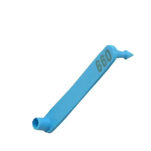 100 pcs Animal Husbandry Ear tag Pig, Pig, Raising Cattle Ear Tags 1-500 Numbered Ear Tags for Cattle Cattle Ear Tags Ear Tags for Goats Sheep and Goat Ear Tags Cow Tags - color: 7.5cm*0.9cm(2.95in*0.35in), size: Blue 401-500