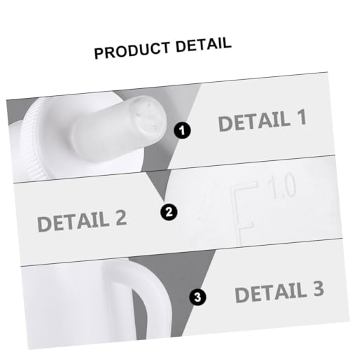 3-Pack Plastic Lamb Feeding Bottle with Silicone Teats for Newborn Lambs Sturdy Easy to Clean Feeding Supplies