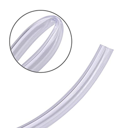 Clear Vinyl PVC Tubing 1/4" ID X 3/8" OD Plastic Flexible Food Grade Hose 25 Feet - size: 1/4" 3/8", style: 25 Feet