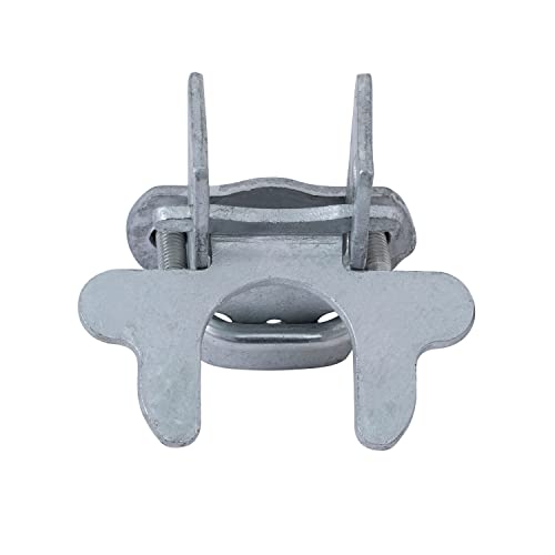VIVIDA Dog Kennel Gate Latch 1-3/8", Butterfly Gate Latches, 1-3/8" Chain Link Fence Parts, Galvanized Steel, U-Bolt & Nuts Included, 1 PCS - size: 1-3/8" (1 PCS)