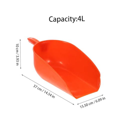 BESPORTBLE Capacity Feed Scoop Reusable Shovel Tool for Livestock Poultry Garden Use Durable Easy to Clean for Farm Home Feeding Tasks