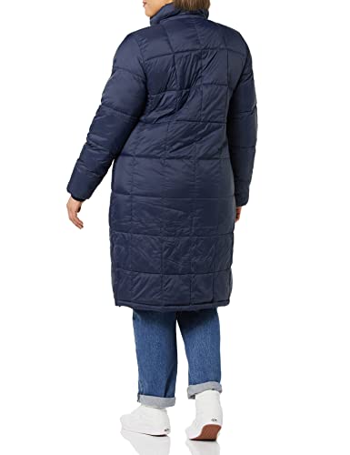Amazon Essentials Women's Lightweight Quilted Long Puffer Winter Coat - color: Navy, size: X-Small