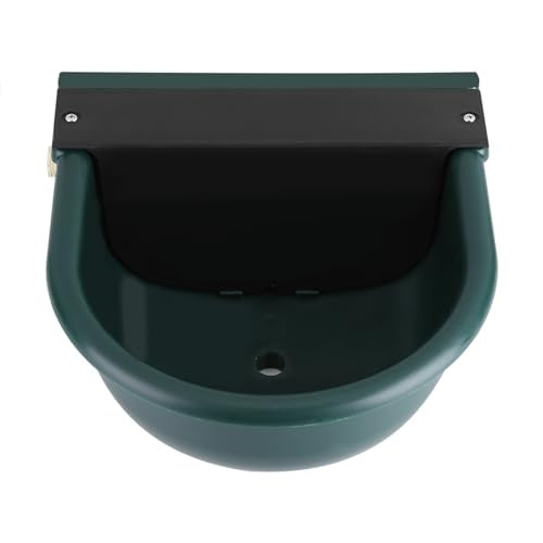 Animal Water Drinking Trough, Automatic Cow Drinking Water Bowl Feeder Trough Dispenser Waterer Livestock Water with Ball Valves for Pet Dog Horse Cattle Goat Sheep