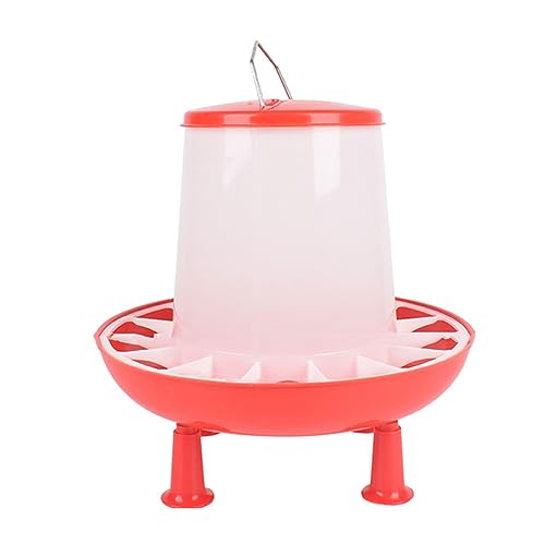 Thicken Chick Fountain Waterer Set for Outdoor Poultry Feeding Water Containers for Duck Quails Pigeons Water Fountain - size: 9KG