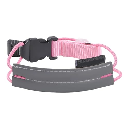 Cycling Pant Leg Band 6 Pcs Reflective Cycling Pants Cuff Band High Visibility Bicycle Trouser Bands Adjustable for Night Walking Running for Riding Climbing Fishing Outdoor Sports - color: Pink
