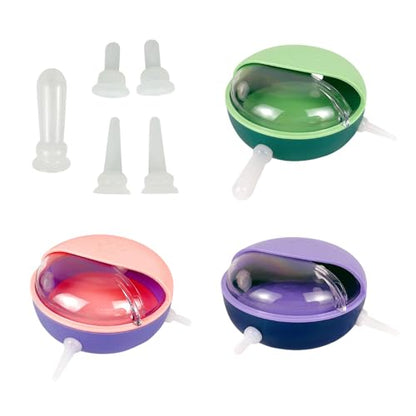 Pet Milk Dispenser Dog Cats Feeding Bowl for Small Animal Whelping 4 Nipples Dog Feeding Bowls for Small Dog - color: A
