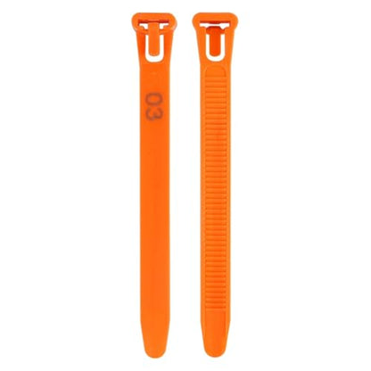 Chicken Leg Bands 300 Pcs Adjustable Chicken Foot Ring 8~28mm Turkey Goose Duck Poultry Rings Bird Carry Marking Cards(Orange) - color: Orange