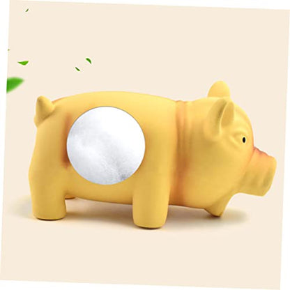 ORFOFE 2pcs Chew Toys for Dogs Latex Dog Teeth Grinding Toys Adorable Pig Shape for Chewing and Reducing Loneliness Lightweight and Portable Pet Supplies
