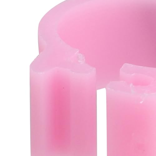 100Pcs Birds Leg Rings, 8mm Pigeon Leg Bands 001 to 100 Numbered Plastic Clip on Identification Rings for Chicks Parrots Finch Dove Lovebird Quail Bantam Lovebirds (Pink) - color: Pink
