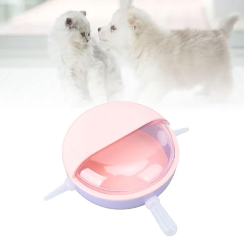 Puppy Milk Feeder,Puppy Feeder Milk Bowl Multi Nipples Plastic Easy to Clean Anti Flatulence for Kitten Pet (Pink) - color: Pink