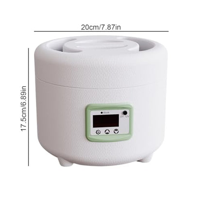 Egg Hatching Incubator,9 Eggs Automatic Incubators and Temperature Humidity Display,Digital for Chicken Quail Duck