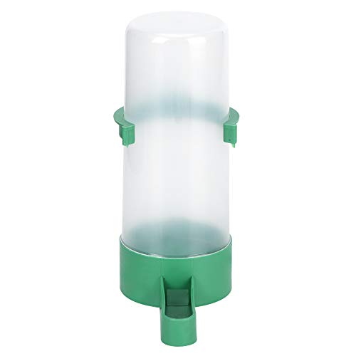Birds Drinking Container Plastic Automatic Water Dispenser 140ml Round Livestock Water Container Smooth Edge for Bird Cages Chickens Farm Use