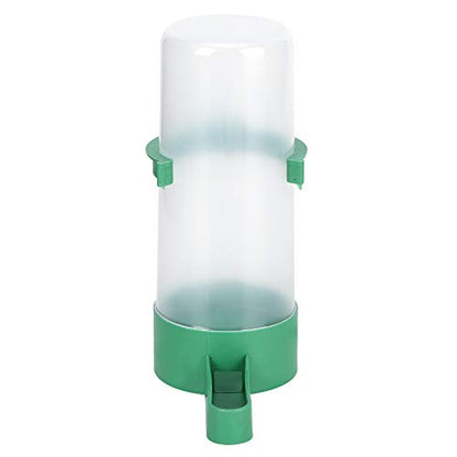 Birds Drinking Container Plastic Automatic Water Dispenser 140ml Round Livestock Water Container Smooth Edge for Bird Cages Chickens Farm Use