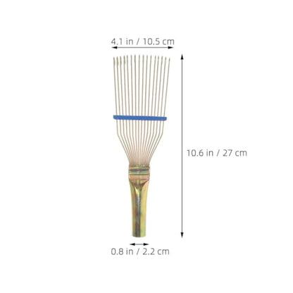 Horse Sheep Grooming Rake Ergonomic Pet Brush for Gentle Body Care Compact and Lightweight Design for Cattle Goat and Livestock for Wet and Dry Use