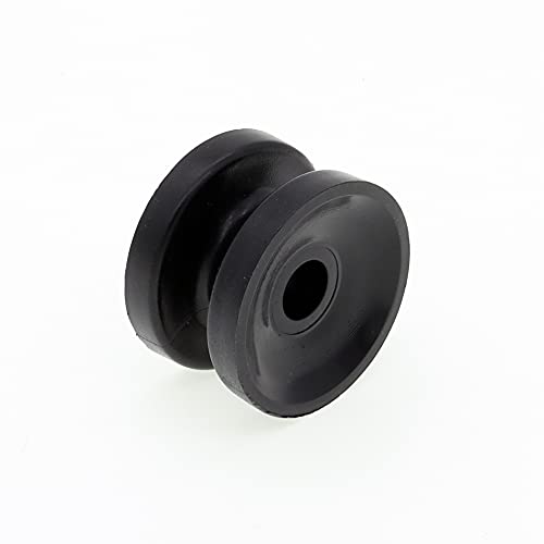 20Pcs Black Circular Ring Corner Post Electric Fence Insulator, Polyrope Insulator for Electric Fence Wire